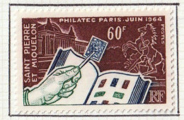 SAINT-PIERRE ET MIQUELON - Expo. Philat. PHILATEC à Paris - Y&T N° 371 - 1964 - MH - Unused Stamps