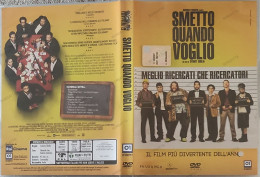 BORGATTA - COMMEDIA - Dvd SMETTO QUANDO VOGLIO  - PAL 2 DVD 9 - 01DISTRIBUTION 2014- USATO In Buono Stato - Comédie