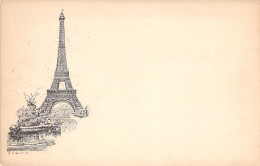 FRANCE - Tour Eiffel - LIBONIS - Cachet Au Verso 10 Octo 1889 - Carte Postale Ancienne - Eiffelturm