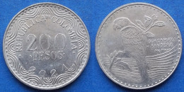 COLOMBIA - 200 Pesos 2021 "Scarlet Macaw" KM# 297 Republic - Edelweiss Coins - Colombia