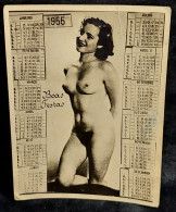 C6/9 - Calendário 1955 * Erótico * Mulher* Desnudos * Antique * Photo - Non Classificati