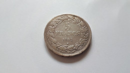 BELGIQUE RARE 5 FRANCS ARGENT 1832 POSITION B ONLY 37.352 EXEMPLAIRES ! COTES : 110€-400-1250€-4250€ - 5 Frank