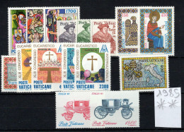 Vatican - Année Complète 1985 - YV 770 à 785 N** MNH Luxe , 16 Timbres - Années Complètes