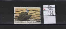 PRIX FIXE Obl  890 YT 999 MIC 1387 SCO 1377 GIB Aigle Chauve Muséum De D'histoire Naturelle New-York  Etats Unis  58A/13 - Used Stamps