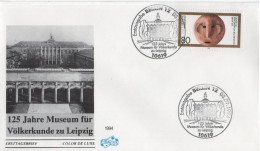 Germany Deutschland 1994 FDC Museum Für Völkerkunde Leipzig, Museum Of Ethnology, Canceled In Berlin - 1991-2000
