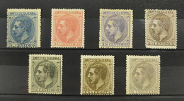 ESPAÑA. EDIFIL NE4/NE 10 * NO EXPENDIDO ALFONSO XII. VALOR DE CATALOGO ++319 €. - Nuevos