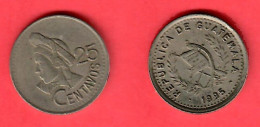 GUATEMALA   25 CENTAVOS 1995 (KM # 278) #7650 - Guatemala