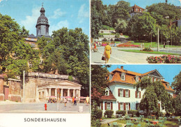 Sondershausen - Schloß Und Alte Wache,  Blick Zum Schloß,  HOG Zum Possen" (993) - Sondershausen