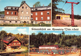 Schmiedefeld Am Rennsteig / Thür. Wald - Erholungsheim Stutenhaus, Liftbaude Am Eisenberg, Filmbühne, Waldbad (995) - Schmiedefeld