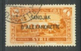 SYRIA - 1930/36, DAMAS STAMP SURCH SANJAK D' ALEXANDRETTE, USED. - Syrie