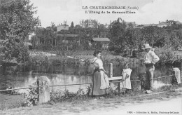 La CHATAIGNERAIE (Vendée) - L'Etang De La Grenouillère - Ecrit (2 Scans) Louise Thomas - La Chataigneraie