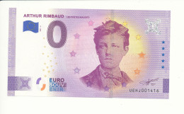 Billet Touristique 0 Euro - ARTHUR RIMBAUD LES POETES MAUDITS - UEHJ - 2021-6 - N° 1416 - Other & Unclassified