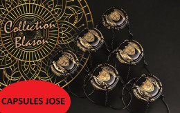 News - Série De 6 Capsules De Champagne GENERIQUE (Blasons) - Colecciones