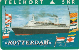 Denmark, KP 070, Rotterdam, Netherlands, Liner Ship, Mint, Only 2500 Issued, Flag. - Dänemark