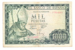 Spain 1.000 Pesetas 1965 - [ 4] 1975-…: Juan Carlos I.