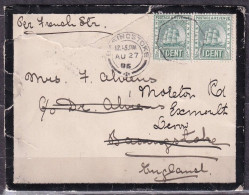 BRITISH GUYANA. 1906/Anna Regina, Multi Franking Envelope/memory Letter. - British Guiana (...-1966)