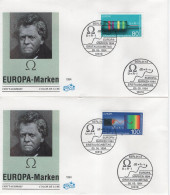 Germany Deutschland 1994 FDC Europa CEPT, Georg Simon Ohm, German Physicist And Mathematician, Berlin - 1991-2000