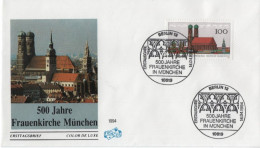 Germany Deutschland 1994 FDC 500 Jahre Frauenkirche München, Canceled In Berlin - 1991-2000