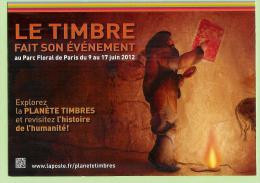 France (2012) - Homme Préhistorique Néolithique. Neolithic. Grotte, Peintures Rupestres. Cave, Rock Paintings. Feu. Fire - Prehistorie