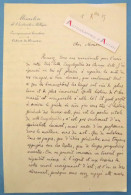 ● L.A.S 1925 Francisque-Jules VIAL Ministère Instruction Publique Né à Optevoz Isère Lettre Autographe à Louis Hourticq - Escritores