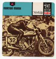 FICHE MOTO - NORTON MANX - Motor Bikes