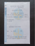 TICKET BIGLIETTO NAVIGAZIONE PESCHIERA LAZISE LAGO DI GARDA - Europa