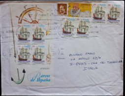 27.3.1997 Murcia - Barcos De Espana - Letter To Italy - Covers & Documents