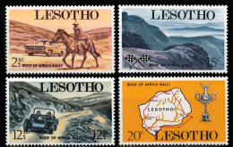 1969 Lesotho Roof Of Africa Rally Maps Set MNH** B415 - Cars