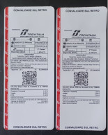 TICKET BIGLIETTI TRENO GENOVA PIAZZA PRINCIPE GENEVA NERVI NON OBLITERATI - Europa