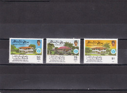 Brunei Nº 379 Al 381 - Brunei (1984-...)