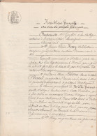 VP 2 FEUILLES - 1876 -  TREVOUX - ARS - Manuscripts