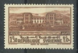 SYRIA - 1940, HOTEL DE BLOUDAN STAMP, SG # 346, UMM (**). - Syrie