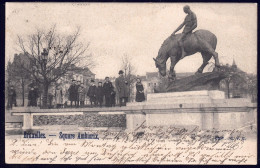 +++ CPA - BRUXELLES - BRUSSEL - Square Ambiorix - Carte Animée // - Bossen, Parken, Tuinen