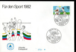 Berlin 1982: Mi.-Nr. 665 FDC: Für Den Sport  (A010) - 1981-1990