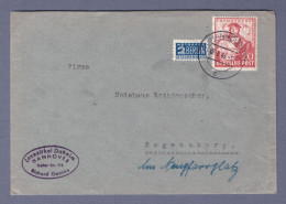 Bizone Brief - Lesezirkel Daheim, Hannover 7.6.49 --> Regensburg (HTTNGR-027) - Cartas & Documentos