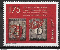 2018 Schweiz Mi. 2531 **MNH   175 Jahre Schweizer Briefmarken - Ungebraucht