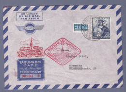 Bizone Brief - MIT LUFTPOST - SST -Anschlussflug Zur D.A.P.C.-Tagung - 15.5.49  (HTTNGR-028) - Cartas & Documentos