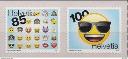 2017 Schweiz Mi. 2503-4 **MNH  Emojis. - Nuovi