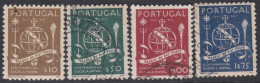00493/ Portugal 1945 Sg985/9 Fine Used Set Of 4 Naval School Centenary Cv £7+ - Oblitérés