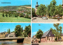 72655016 Olbernhau Erzgebirge Ernst-Thaelmann-Platz Kegelbruecke Gruenthaler-Str - Olbernhau