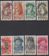 00494/ Portugal 1945 Sg969/76 Fine Used Set Of 8 Navigators Cv £14+ - Oblitérés