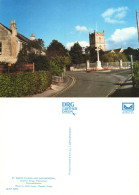 CHELTENHAM, GLOUCESTERSHIRE, CHARLTON KINGS, ST. MARYS CHURCH AND WAR MEMORIAL, TOWER, ARCHITECTURE, ENGLAND, POSTCARD - Cheltenham