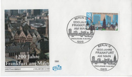 Germany Deutschland 1994 FDC 1200 Jahre Frankfurt Am Main, Canceled In Berlin - 1991-2000