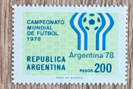 Argentine - YT N°1110 - Coupe Du Monde De Football En Argentine - 1978 - Neuf - Unused Stamps