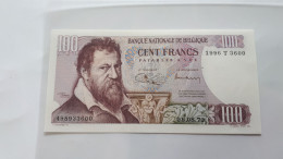 BELGIQUE/BELGIE/BELGIUM 100 FRANCS LOMBARD 08.08.1972 VAN DE PUTTE-JORDENS P-134b SERIAL NUMBER TYPE II 1996 T 3600 UNC! - 100 Francs