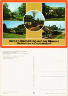 Crottendorf (Erzgebirge) Dampflokomotiven  Strecke Schlettau - Crottendorf 1984 - Schlettau