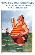 Donald MC GILL - Cpa Illustrateur - R 2088 - To Wish You Good Time , Good Company And Good Health - Beer - Mc Gill, Donald
