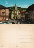 Ansichtskarte Kulmbach Rathaus, Autos Auto Parkplatz 1970 - Kulmbach