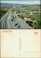 Ansichtskarte Montabaur Autobahn-Rasthaus Am Zubringer, Luftaufnahme 1967 - Montabaur