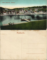 Ansichtskarte Wehlen Panorama-Ansicht Elbe Schiffsanlegestelle 1910 - Wehlen